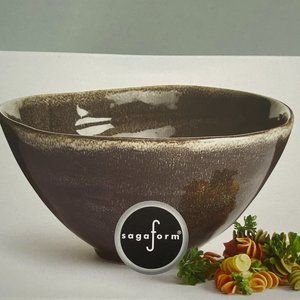 NIB Sagaform Nature Large Serving Bowl Grey 5017888